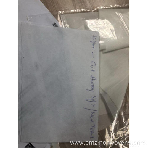 nonwoven embroidery backing cut away fusing interlining